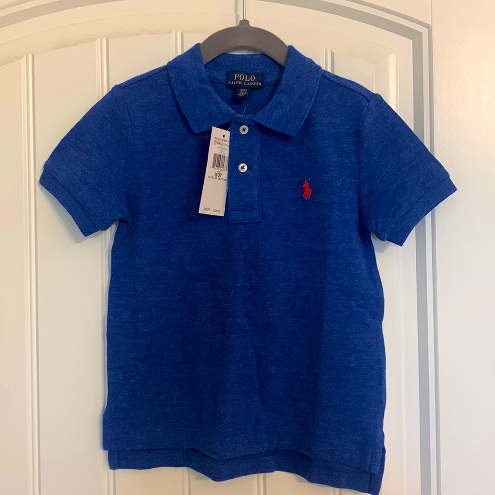 NWT Ralph Lauren Polo shirt, size 3T.